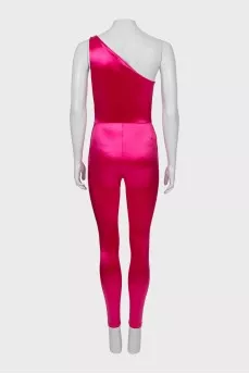Slim fit jumpsuit with tag