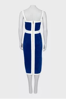 Two tone strappy dress with tag