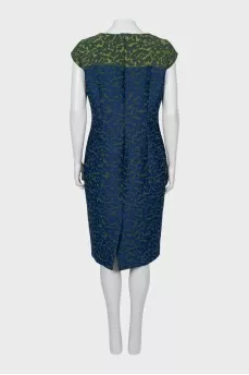 Fitted dress with floral print