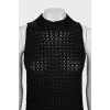 A-line mesh dress
