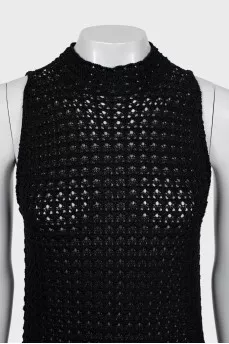 A-line mesh dress