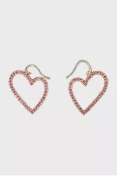 Gold Heart Shaped Earrings