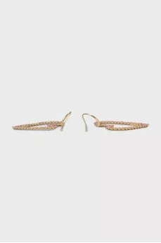 Gold Heart Shaped Earrings