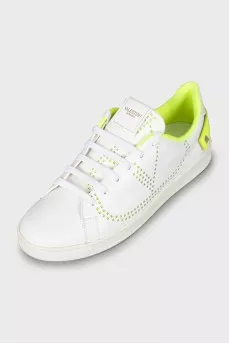 Men's sneakers with perforation