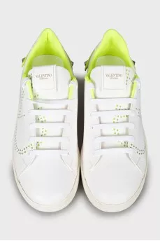 Men's sneakers with perforation