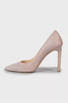 Shiny high heels