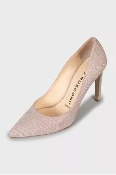 Shiny high heels
