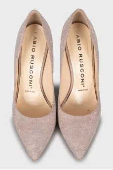 Shiny high heels