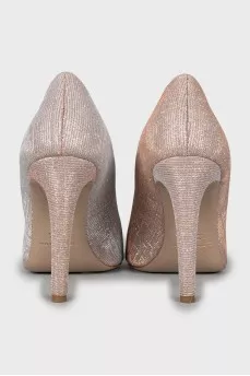 Shiny high heels