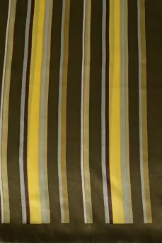 Silk scarf with striped print