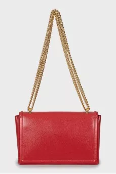 Red shoulder bag