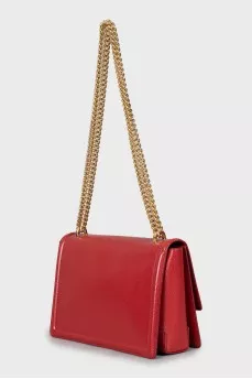 Red shoulder bag