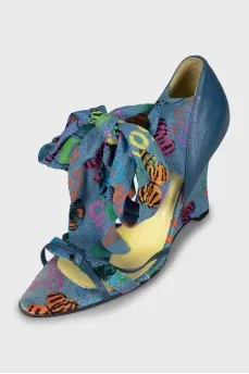 Vintage Printed Sandals