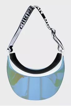 Visor with brand logo