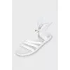Rubber sandals with wings