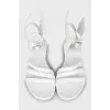Rubber sandals with wings