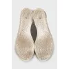 Rubber sandals with wings