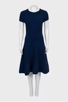 Knitted striped dress