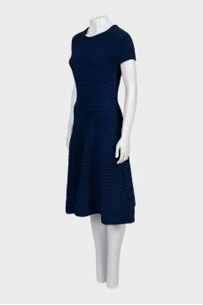 Knitted striped dress