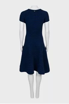 Knitted striped dress
