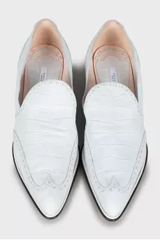 Embossed Leather Brogues