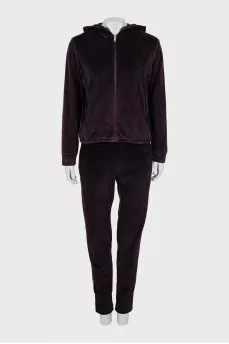 Velour tracksuit