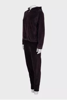 Velour tracksuit