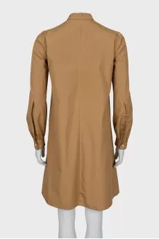 A-line dress with tie
