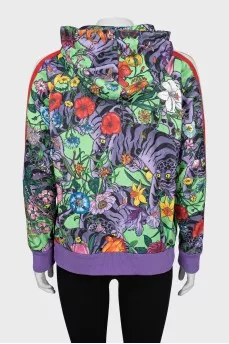 Floral Print Sports Jacket