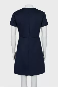 Embellished Short Sleeve Dress