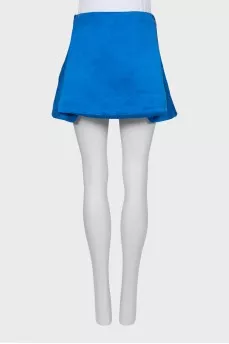Silk mini skirt