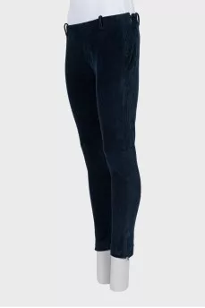 Low rise corduroy trousers