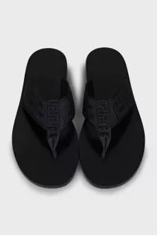 Men's Slippers with Signature Print