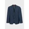 Men's Blue Striped Suit