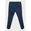Men's Blue Striped Suit