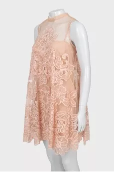 A-line mesh dress