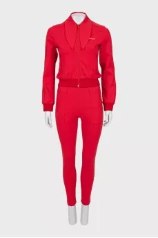 Red tracksuit