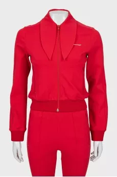 Red tracksuit