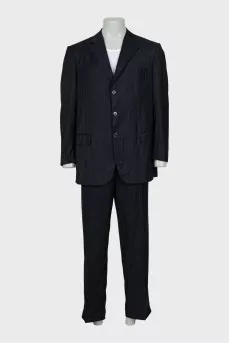 Men's striped suit