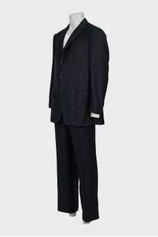 Men's striped suit