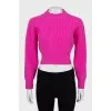 Pink wool sweater