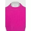 Pink wool sweater