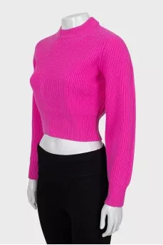 Pink wool sweater