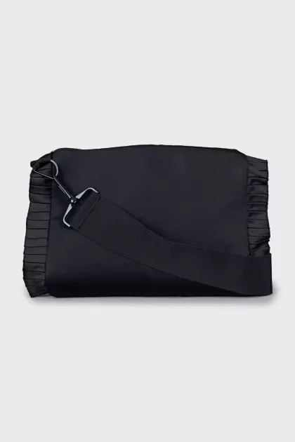 Textile crossbody bag