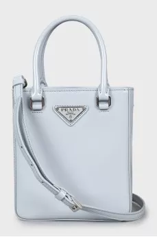 Rectangular patent leather bag