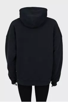 Reversible oversized hoodie