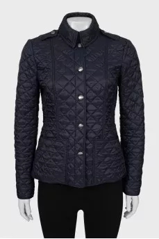 Quilted jacket with buttons