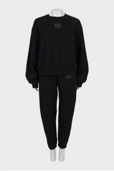 Black suit with joggers