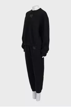 Black suit with joggers