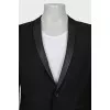 Men's jacket with leather inserts